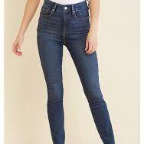 Good American Good Curve Skinny Jeans | Dark Wash | EUC | 0/25 - Picture 3 of 11